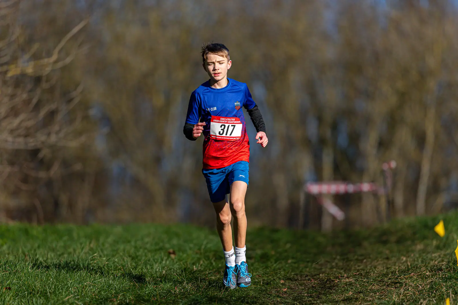 Brentwood Beagles athletes at the Essex County Cross Country Championships, Gloucester Park, Basildon, 3 January 2026