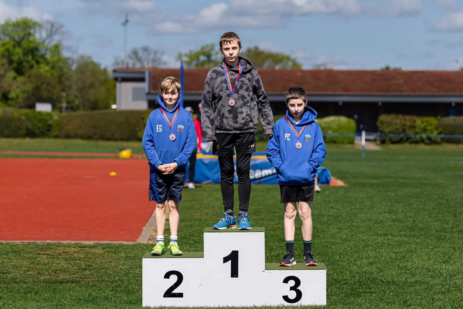 Brentwood Beagles athletes at the Brentwood Beagles AC Club Championships, 20 April 2026