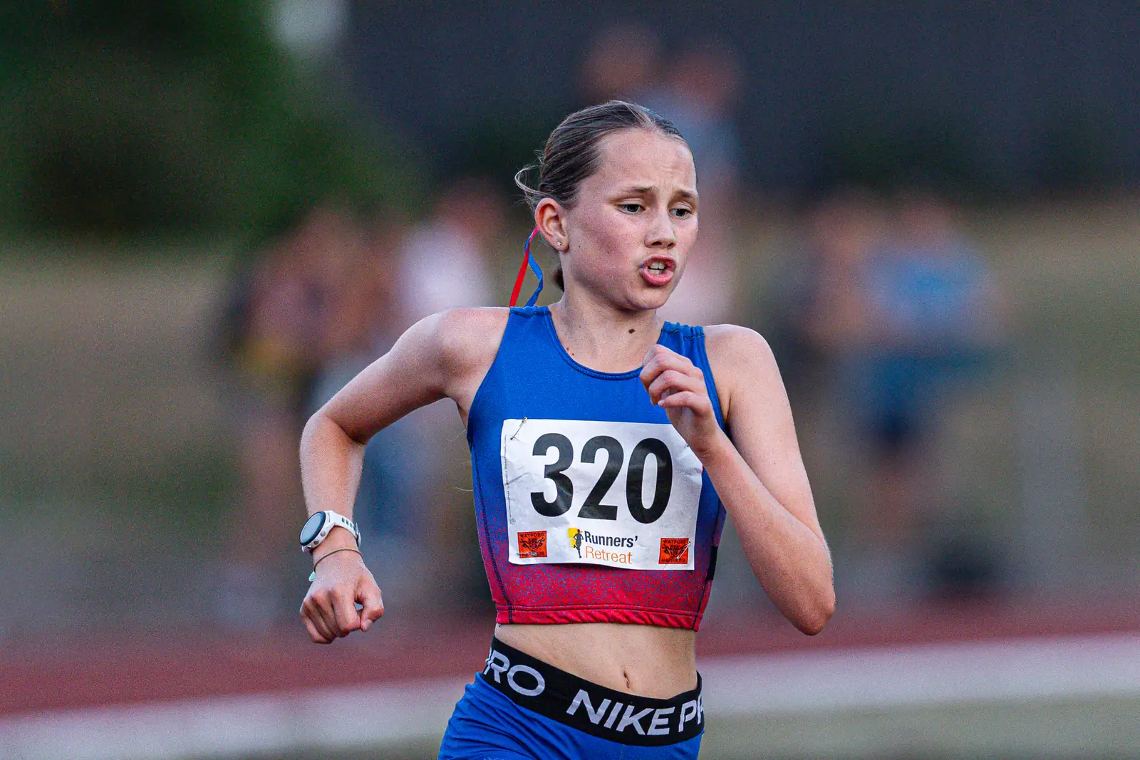 Brentwood Beagles athletes at the Watford Open Meeting, Watford, 8 July 2026